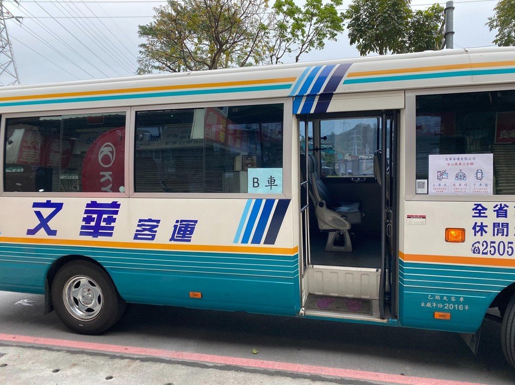 台灣東洋的防疫交通專車僅提供職員上下班專用,不另作其他用途。 台灣東洋/提供。 台灣東洋的防疫交通專車僅提供職員上下班專用,不另作其他用途。 台灣東洋/提供。